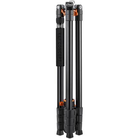 K&F Concept KF4248 - statyw fotograficzny T254A7 + głowica kulowa BH-28L - złożony